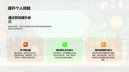 劳动教学实务PPT模板