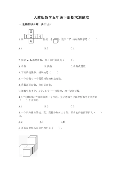 人教版数学五年级下册期末测试卷【考点提分】.docx