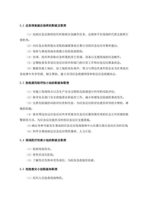 建筑工程施工现场物体打击事故现场处置预案.docx
