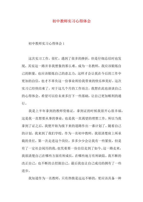 初中教师实习心得体会.docx