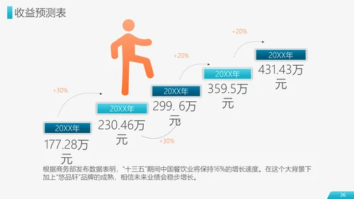 财富商业项目计划书PPT模板