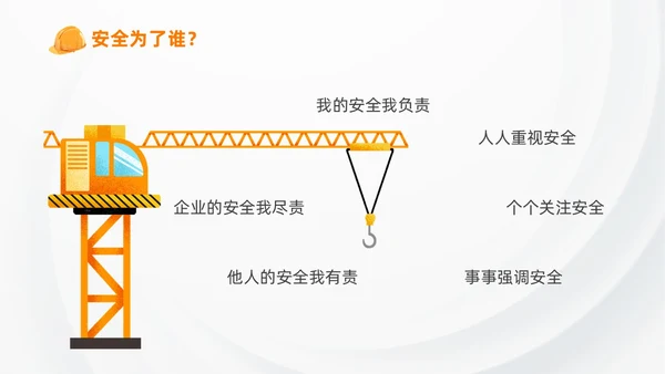 橙色插画安全教育PPT