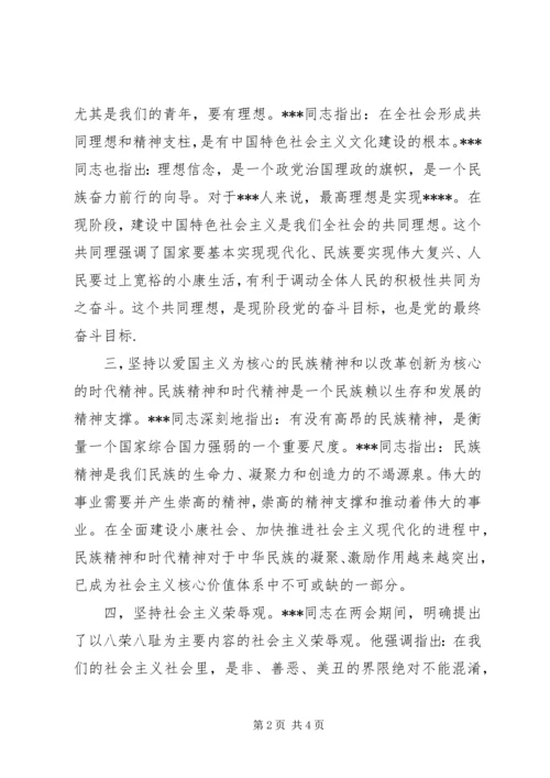 学习社会主义核心价值体系的思想汇报_1.docx