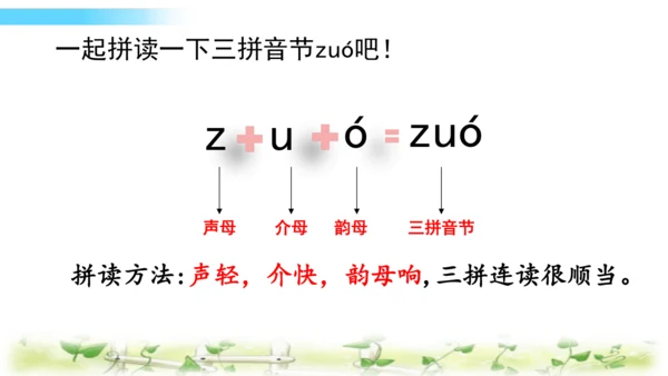 统编版语文一上汉语拼音《 z  c  s  》课件