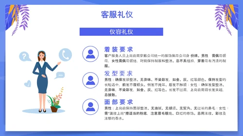 小区物业客服培训PPT模板