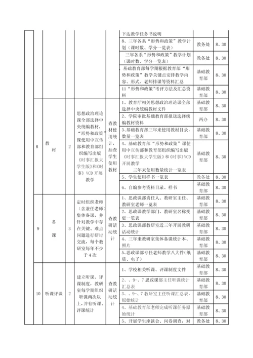 广东文艺职业学院思想政治理论课建设迎评工作实施专业方案.docx