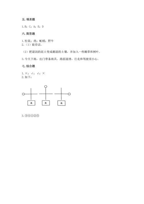 教科版二年级上册科学期末测试卷精品【典优】.docx