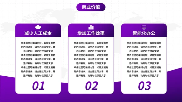 简约商务高级商业模式画布商业计划PPT模板