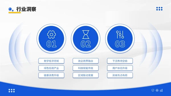 蓝黄双色简约风咨询企业企业介绍PPT模板