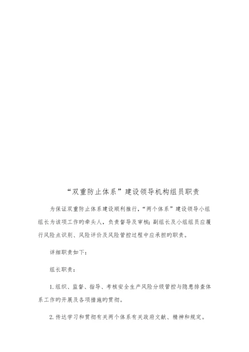 双重预防体系组织机构及职责.docx