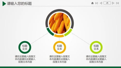 农业农村粮食大丰收金色麦田通用PPT模板