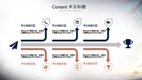战神的游戏战场通用PPT模板