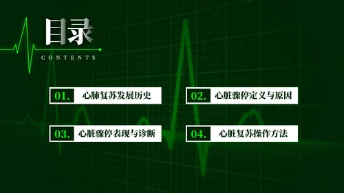 心肺复苏主题学习班会PPT模板