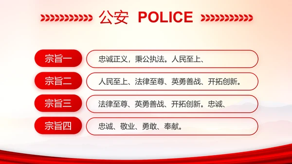 忠诚铸警魂护航新征程公安警察动态PPT模板