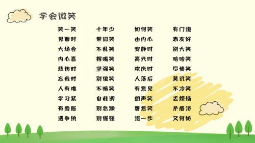 主题班会《今天，你微笑了吗？》通用PPT模板