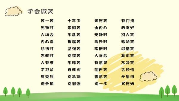 主题班会《今天，你微笑了吗？》通用PPT模板