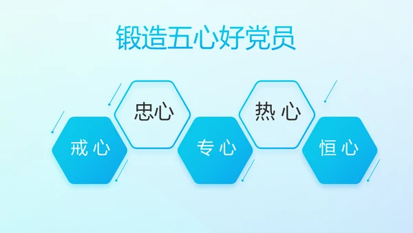 蓝色十九届五中全会公报学习PPT