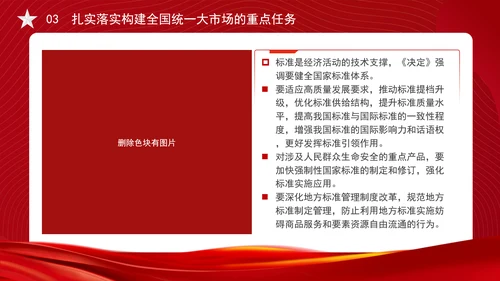 党的二十届三中全会部署构建全国统一大市场专题党课PPT