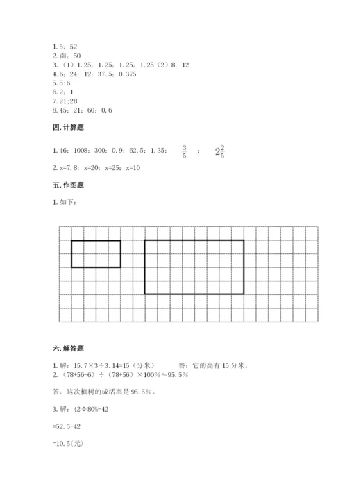冀教版六年级下册期末真题卷带答案（达标题）.docx