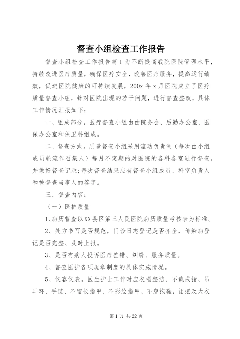 督查小组检查工作报告.docx