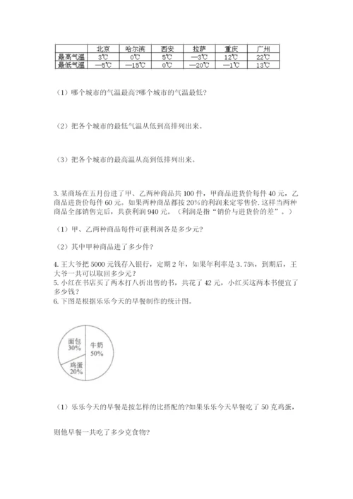 小升初数学考前检测试题（满分必刷）.docx