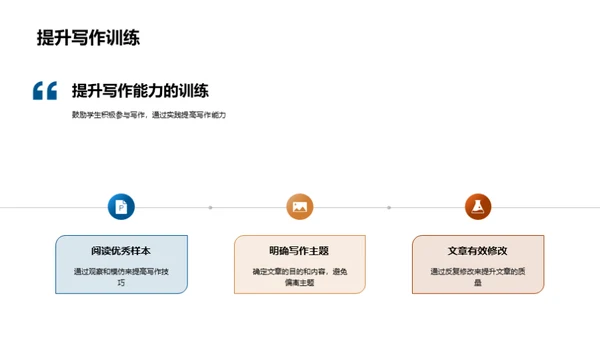 提升写作 挺进巅峰