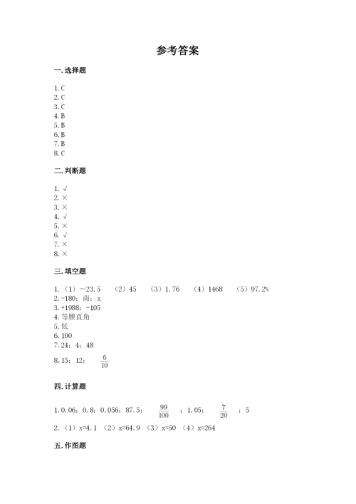 六年级下册数学期末测试卷（易错题）.docx