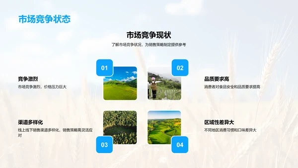农产销售年中盘点