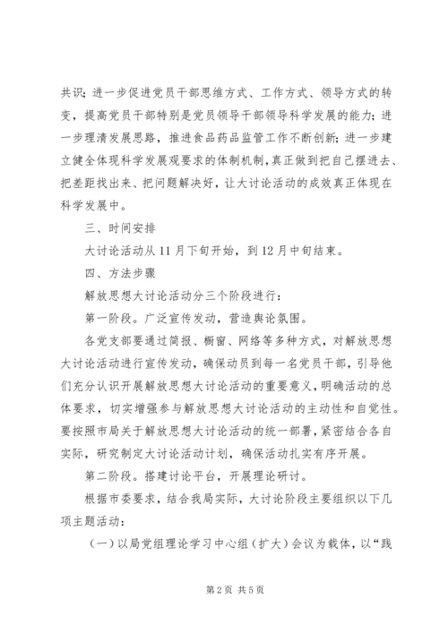 解放思想讨论实施方案.docx