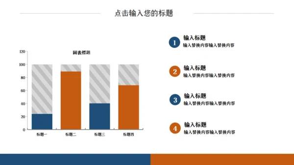 蓝色简约商务风年终工作计划通用PPT模板