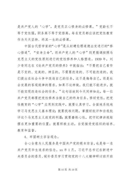 讲政治、有信念”做合格党员.docx