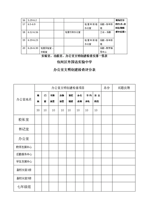 校园环境卫生整治方案