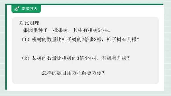 用方程解决问题 例7