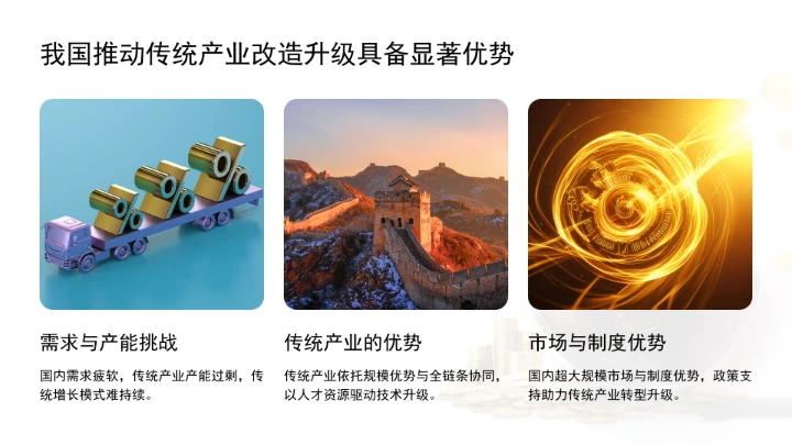 全面推进传统产业改造升级学习ppt课件