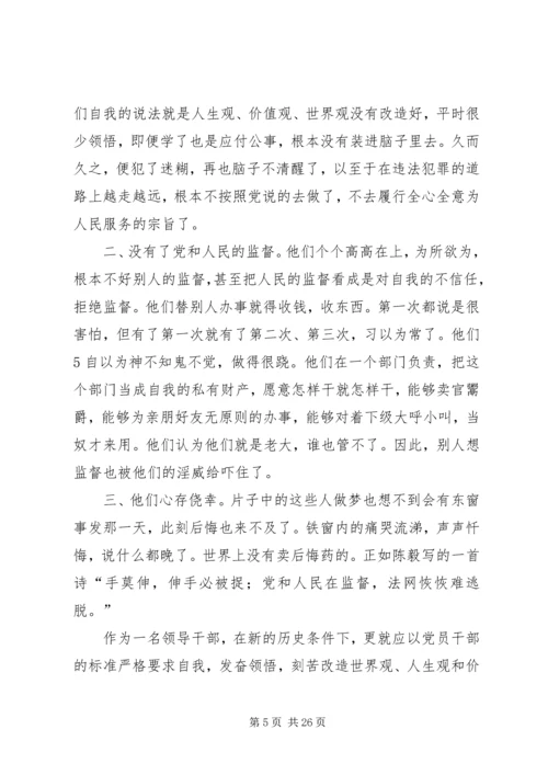 观看党内教育警示片 (2).docx