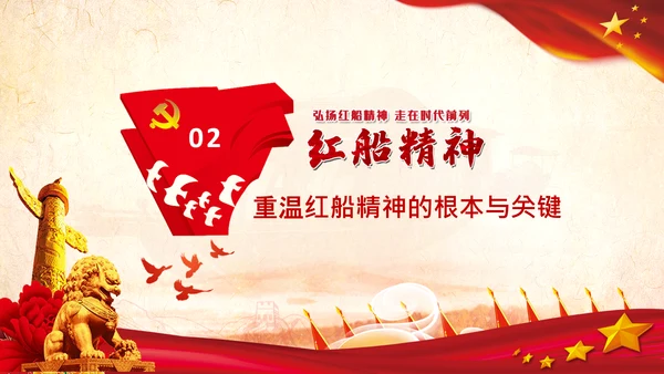 新时代弘扬学习红船精神PPT课件党校党建