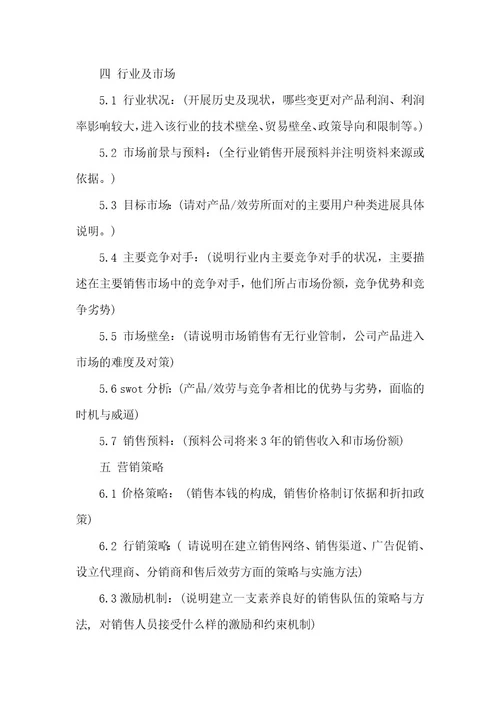 商业项目策划方案精选