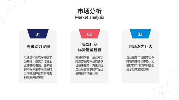 蓝白色商务风互联网软件产品介绍