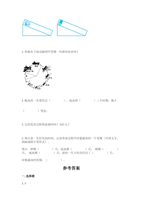 教科版科学三年级下册 期末测试卷附参考答案【达标题】.docx