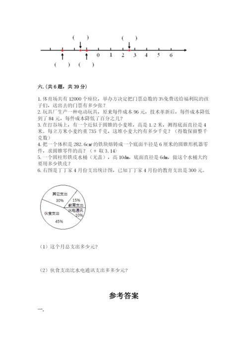 甘肃省【小升初】2023年小升初数学试卷【word】.docx