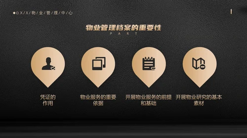 小区物业档案管理手册管家服务PPT模板