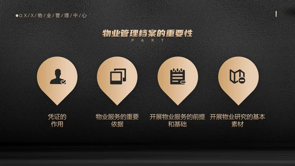 小区物业档案管理手册管家服务PPT模板