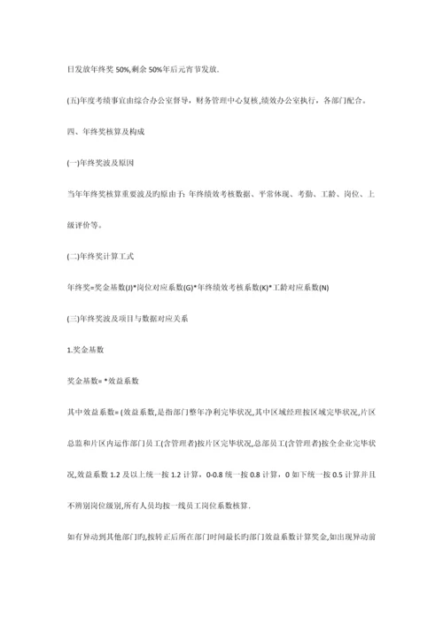 范本公司年终奖发放方案范本共篇.docx