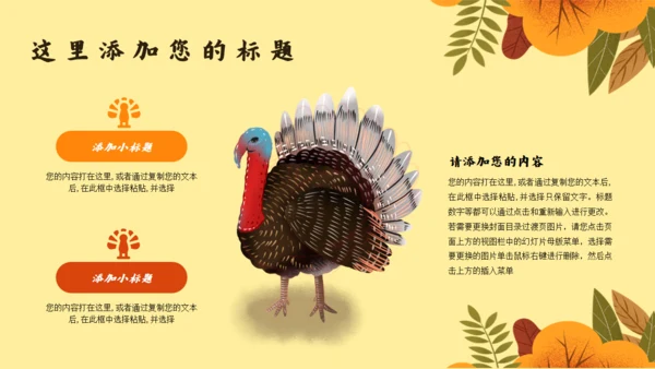 感恩节活动策划通用PPT模版