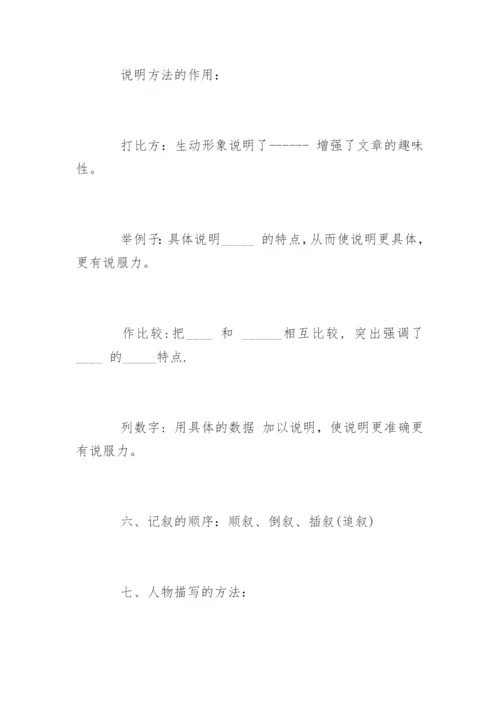 高考语文答题万能公式技巧.docx