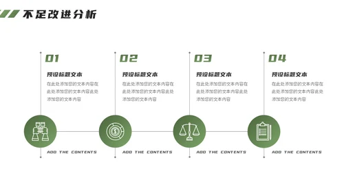 森系绿植风商务工作汇报PPT模板工作总结