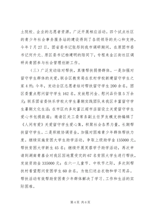 团委目标任务完成情况的自查报告.docx