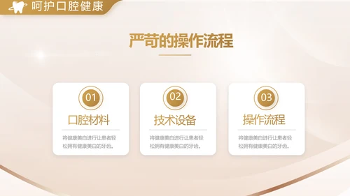 金色高档牙科口腔医学工作总结PPT