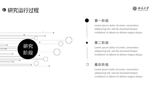 极简黑白线条毕业答辩通用PPT模板
