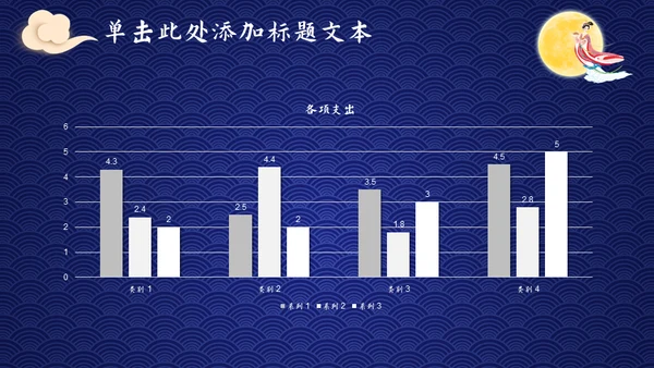 中秋节活动，嫦娥奔月吃月饼赏月通用PPT模板